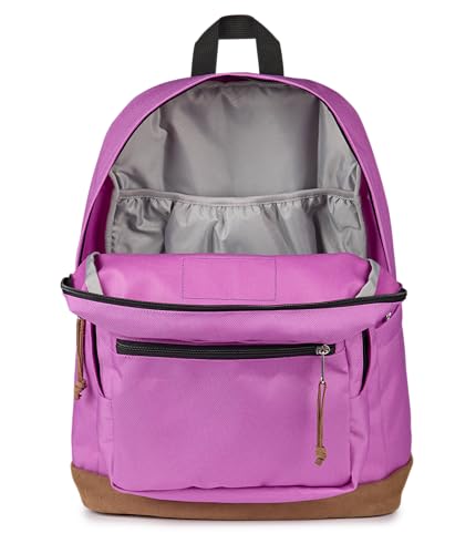 JanSport Right Pack Backpack - Durable Daypack with Padded 15 Laptop Sleeve, Spacious Main Compartment & Integrated Water Bottle Pocket - Digital Fuchsia - color: Digital Fuchsia