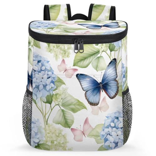 Insulated Cooler Backpack Portable Soft Cooler Bag Ice Chest Backpack for Camping Beach Picnic Lunch Work Travel - color: Multicolor 5