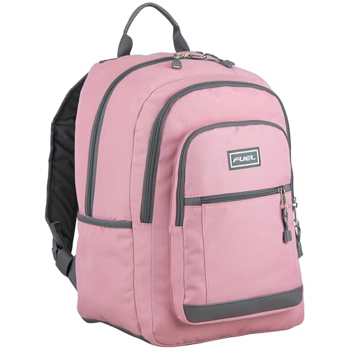 FUEL Laptop Bag Hiking Travel Commuter Carry On Casual Water Resistant College Daypack Classic Computer Bag Backpack for Women, Pink - color: Pink