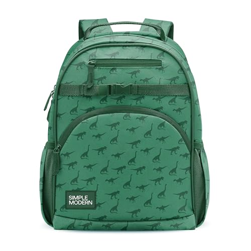 Simple Modern Large Kids Backpack for School Girls and Boys | Elementary Backpack for Teen | Fletcher Collection | Kids - 16" tall | Dino World - color: -Dino World, style: Kids Large
