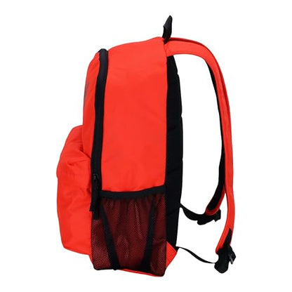 Fox Racing Clean Up Backpack, Slim Everyday School & Street Bag with Laptop Sleeve, Water Bottle Pocket & Adjustable Straps, Fluorescent Red - color: Fluorescent Red