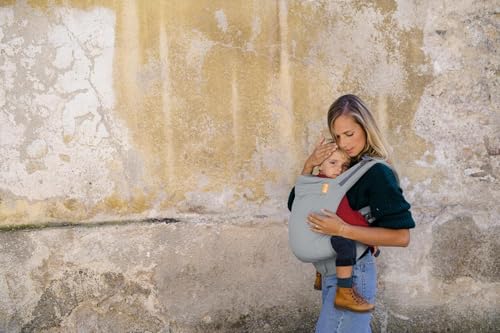 Beco Toddler Carrier with Extra Wide Seat, 100% Cotton - Front-Carry & Backpack Style - Lightweight & Ergonomic Sling Carrier for Children (24-48 Months) - Grey - color: Grey