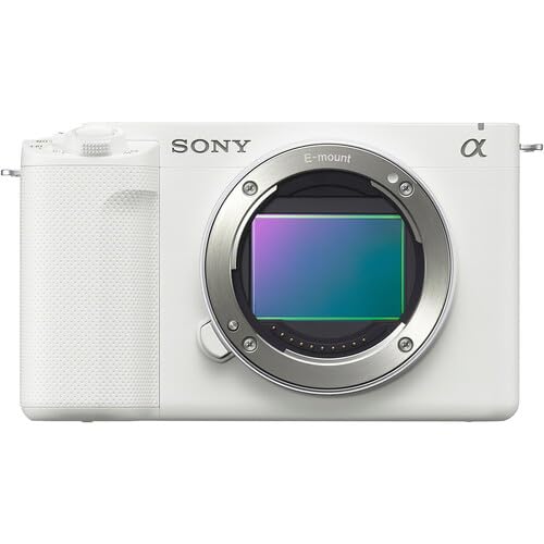 Sony ZV-E1 Mirrorless Camera (White) Bundle with Backpack, Monopod, Tripod, 2 x 64GB SD Card, & More - style: Plus