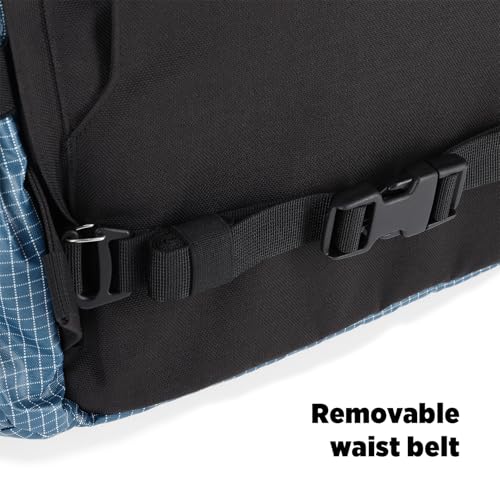 Topo Designs Global Travel Bag 30-40 Liter - Carry-on Compliant Versatile Pack, 3 Carry Options, External Laptop Sleeve (Eco-Friendly, 30L, Apex Black) - color: Apex Black, size: 30L