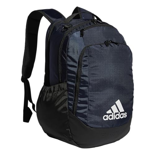 adidas Defender Sports Backpack with Shoe Compartment, Soccer Bag - color: Team Navy Blue