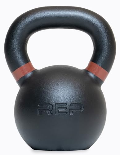 REP Fitness Single Kettlebells Weight Range, Cast Iron, Strength Training, Power Workout Equipment, Home Gym, Free Weights, Dumbbell Alternative, Exercise, Men, Women - style: 40lb
