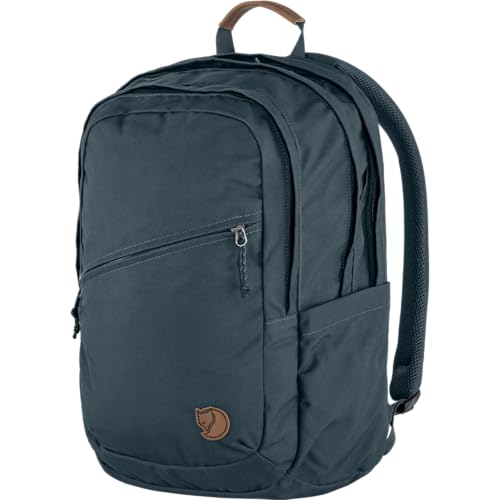 Fjällräven Raven 28 Backpack - Multi-Pocket Organization, Padded Support, Durable Fabric - Commuting, Travel, Navy - color: Navy