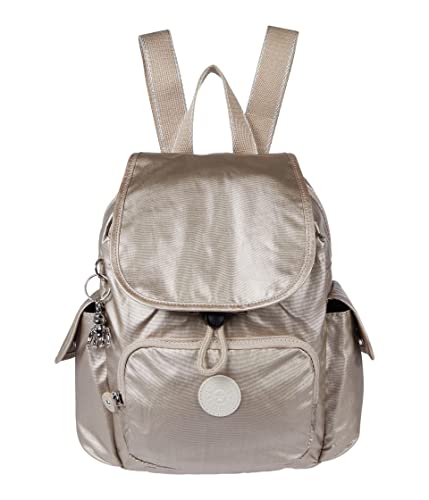 Kipling Women's City Pack Mini Backpack, Lightweight Versatile Daypack, Bag - color: Metallic Glow, size: Mini