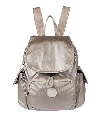 Kipling Women's City Pack Mini Backpack, Lightweight Versatile Daypack, Bag - color: Metallic Glow, size: Mini