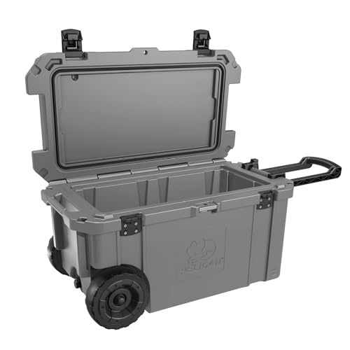 Pelican 45QT Elite Wheeled Cooler - color: Dark Grey/Black, style: 65 Quart