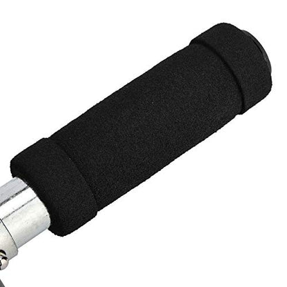 Ab Double Roller Workout System, Abdominal Exercise Roller Wheel with Dual Wheels and Knee Pad, Anti - Slip Foam Handles for Home Gym Core Training