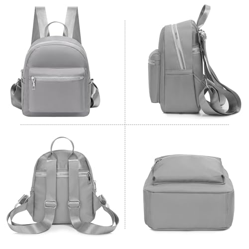 Etercycle Mini Backpack Purse for women, Small Backpack Purse, Shoulder Bag for Travel (Gray) - color: Gray