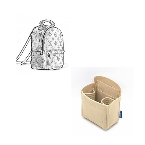for Palm Springs Backpack Organizer, Palm Springs Backpack Insert.（Beige-PM） - color: Beige, size: PM