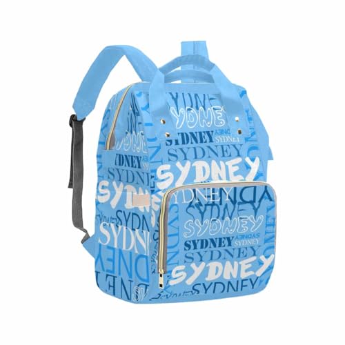 MyPupSocks Customized Diaper Bag Baby Backpack, Personalized Backpack with Name Mummy Nappy Baby Bag School Bag Shoulders Bag Casual Daypack Daycare Bag Travel Bag for Boys Girls - color: Color 17
