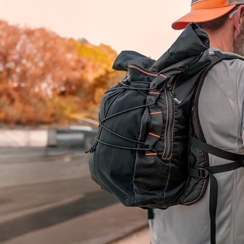 Orange Mud Adventure Pack 20 L 3.0 – Black Hydration Backpack with Included 2 L Bladder – Trail Running, Fastpacking, MTB, Hiking & Adventure Gear Pack - color: Black, size: 20L, style: Regular