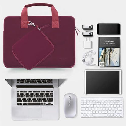 11.6 12.9 13 inch Elastic Laptop Sleeve with Small Case Compatible with 13 inch MacBook Neo Air Pro M5/M4/M3/M2/M1, iPad 13 12.9, XPS 13 and Most 11.6 12.9 13 inch Notebooks Tablets,R02D01 - color: R02d01, size: 11.6"-13"