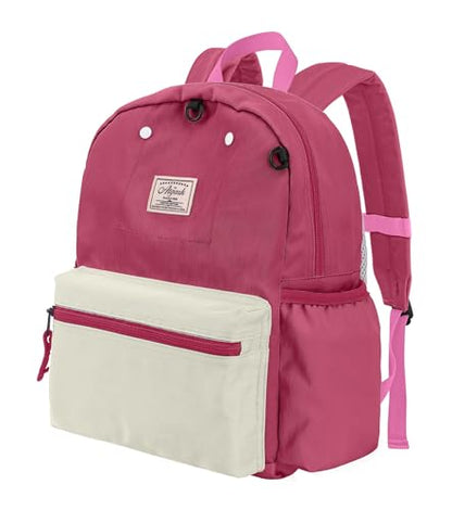 atgark Kids Backpack for Girls: Girls Backpack 6-10 - Kindergarten Elementary School Bookbag for Girl - color: Milk Strawberry, style: Ages 6-10 (15" H Fit A4 Folder)