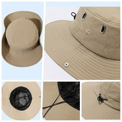 levayhill 16L Small Lightweight Foldable Backpack Sun Hats Travel Set,Blue | Compact Packable Daypack with Bucket Hat For Men Women, Collapsible Bag Quick-dry Outdoor Hiking Beach Summer Fisherman Hat - color: Blue