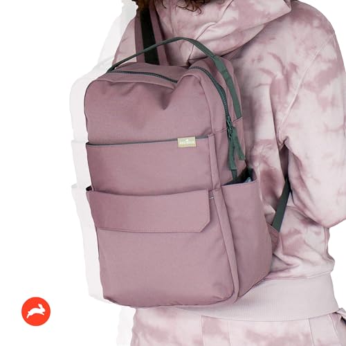 RED ROVR Roo Lightweight 1 LB Diaper Bag Backpack | 11 organizational pockets| Durable & Water-Resistant (Mauve) - color: Mauve