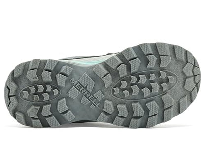 Merrell Kids' Stowe Low - color: Grey/Aqua, size: 4 Big Kid