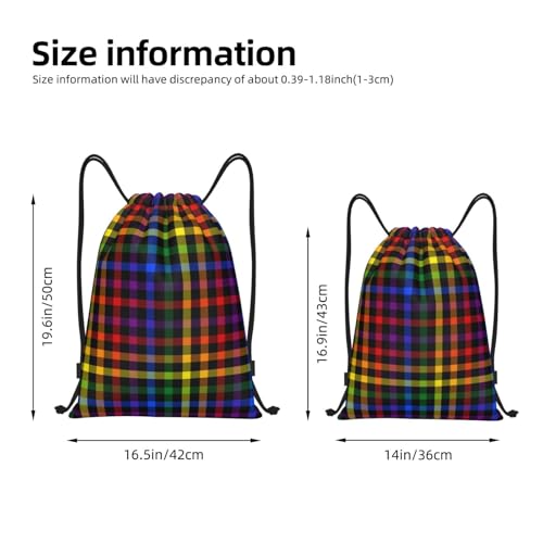 Rainbow Pride LGBT Drawstring Backpack Bag Sport Gym Dance Beach Travel Sackpack for Women Men - color: Lgbt_ddd00648