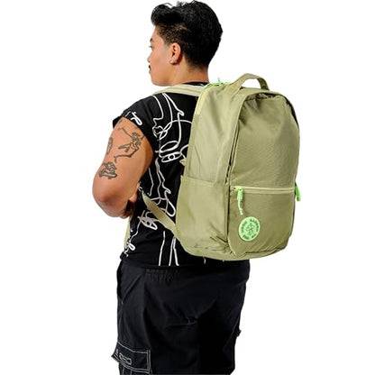 Baboon to the Moon City Backpack – Water-Repellent 16" Laptop-Friendly Backpack, Work, Travel, Gym Bag for Men & Women (Circuit) - color: Circuit