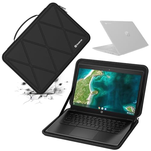 Smatree Hard EVA Protective Sleeve Case Compatible for 14 inch HP Fortis G11 Chromebook, 14 inch HP Fortis G10 Chromebook Laptop, Waterproof and Anti-Shock Bag (X8262) - color: X Series-Black, size: For 14 inch HP Fortis G11/G10 Chromebook(X8262)