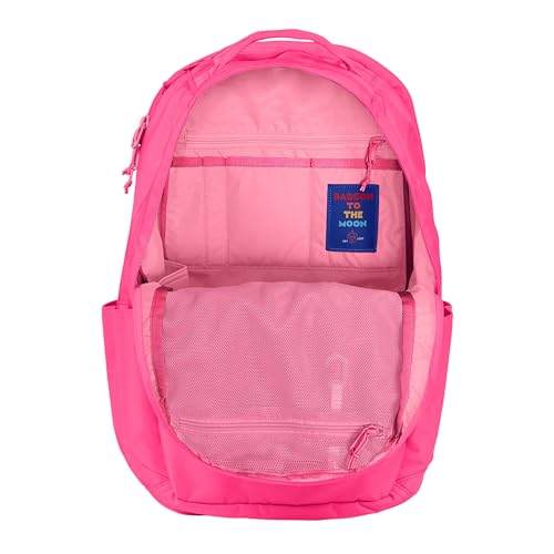 Baboon to the Moon City Backpack – Water-Repellent 16" Laptop-Friendly Backpack, Work, Travel, Gym Bag for Men & Women (New) Pink - color: (New) Pink