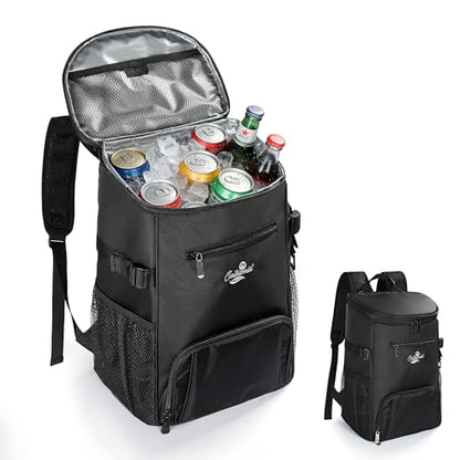 Catalonia Cooler Backpack, 33 Cans Insulated Leakproof Cooler Bag for Men Women, Portable Lunch Backpack for Beach, Hiking, Camping, BBQ, Fishing & Picnic