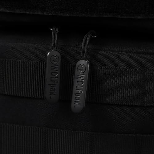 WOLFpak 9L Mini Tactical Backpack for Men & Women | Compact, Small Everyday Carry Bag for Gym, School, Travel | Durable, Water-Resistant Daypack with Molle System and Patch Panel (Nightshade Edition) - color: Nightshade Edition
