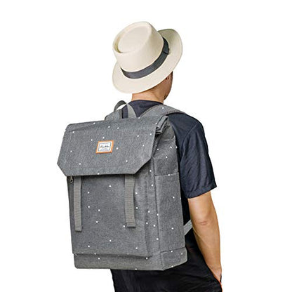 KAUKKO Casual Daypacks&multipurpose backpacks，Outdoor Backpack,Travel Casual Rucksack，Laptop Backpack Fits 15" - color: 14-greydot