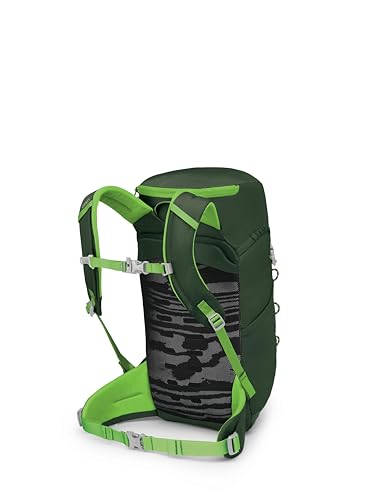 Osprey Jet 18L Kid's Hiking Backpack, Green OS - color: Green Canopy, size: 18L