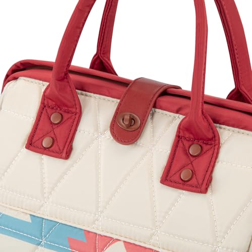Montana West Wrangler Aztec Diaper Bag Backpack Western Backpacks for Moms Baby Essentials Bag with Twist-Lock Closure, Insulated Pockets, Portable Changing Pad, Stroller Straps, Pacifier Case - color: Aztec Pink