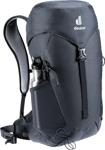 Deuter AC Lite 16L Hiking & Daypack Backpack with Steel Frame & Superior Breathability - Black - color: Black