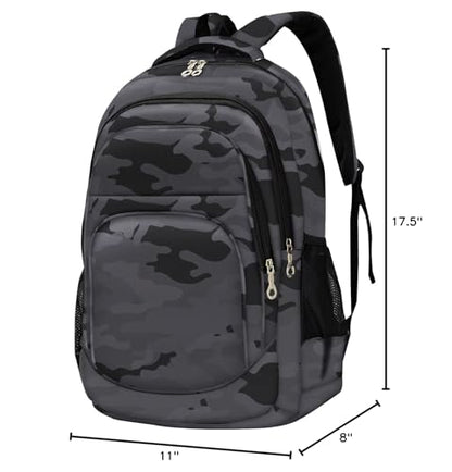rickyh style Stylish Backpack: Multi-functional and Lightweight Bag for Travel, School, and Outdoor Activities - color: 007shenhui