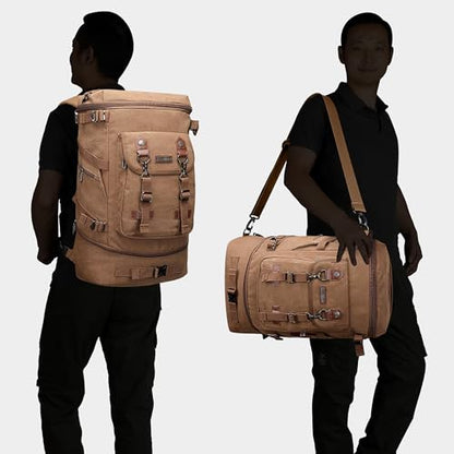 WITZMAN Travel Backpack for Men Women Carry-on Airline Approved - color: Brown