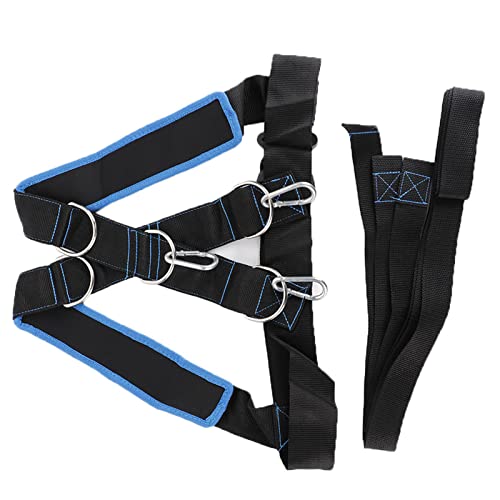 Ejoyous Sled Harness, Tire Pulling Harness Fitness Training Trainer with Adjustable Padded Shoulder Strap for Speed Improvement and Strength Training