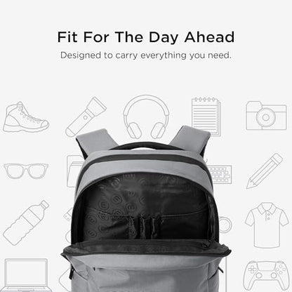 TravisMathew Approach Backpack with Laptop Sleeve, Water-Resistant Everyday Bag for Work, Travel & Hiking, Shadow Grey - color: Shadow Grey