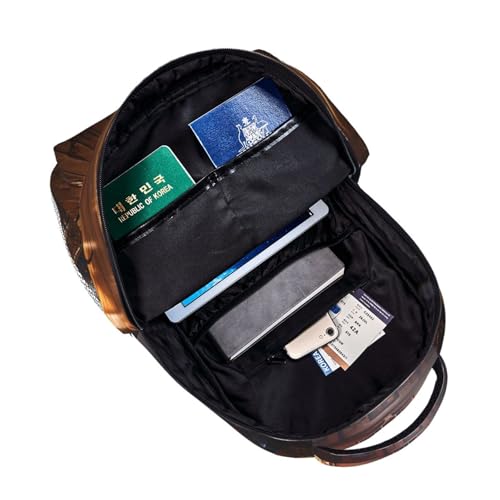 Basketball court Travel Backpack for Men & Women 15.6 inch Laptop Backpack Waterproof Work Back Pack - color: Basketball Court
