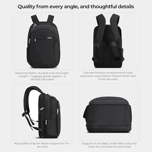Travelon Anti-Theft Classic Large Backpack - color: Black