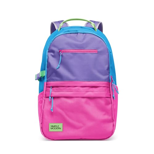 Simple Modern Ellis Backpack for School | Medium 20L Elementary Middle and High School Bookbag for Kids and Teens | Girls and Boys | 80s Mix - color: -80s Mix, size: Medium | 20 Liter