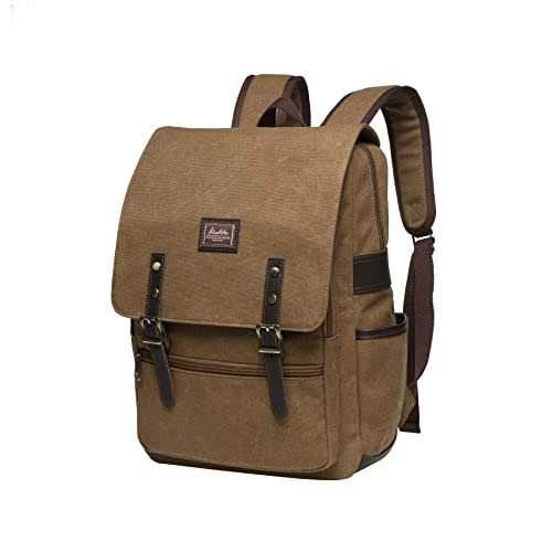 KAUKKO Casual Daypacks Multipurpose backpacks Outdoor Backpack Travel Casual Rucksack Laptop Backpack Fits 15" - color: 16-khaki