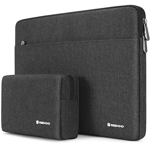 NIDOO 13-14 inch Laptop Sleeve Case Notebook Bag for 13" MacBook Air / 13.5" Surface Book 2 3 / 13.5" Surface Laptop 2 3 4 / 13.3" ThinkPad L380 L390 Yoga / 13.9" Yoga C930, Dark Grey - color: Dark Grey, size: 13-14 Inch