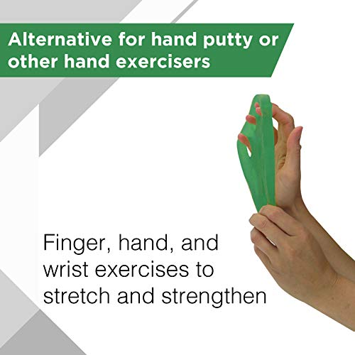 THERABAND Hand Xtrainer, Non-Latex Hand Exerciser for Progressive Hand Therapy, Strengthen Fingers, Hands and Forearms, Grip Trainer, Strengthener, Helps Relieve Joint Pain, Green Medium, Intermediate - color: Green - Medium, style: Xtrainer