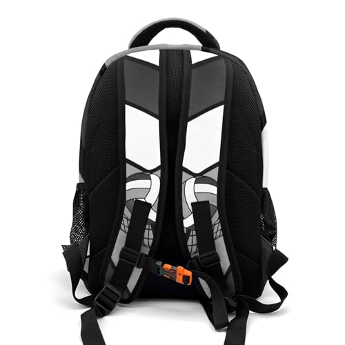 Volleyball Gray Black White Customized Waterproof Backpacks Shoulders Bags Daypacks - color: Muilti 14