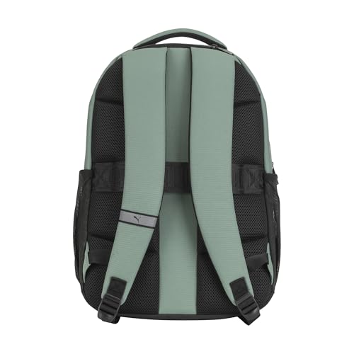 PUMA Prose Backpack with Padded Adjustable Straps, Laptop Sleeve & Water Bottle Pockets, Green Moon, One Size - color: Green Moon