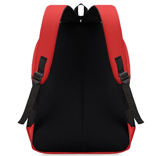 rickyh style Stylish Backpack: Multi-functional and Lightweight Bag for Travel, School, and Outdoor Activities - color: 007hongse