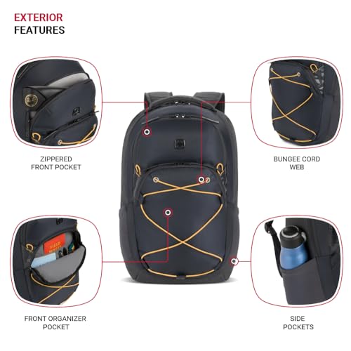 SwissGear 8175 Laptop Backpack, Charcoal Heather, 18 Inches - color: Charcoal Heather