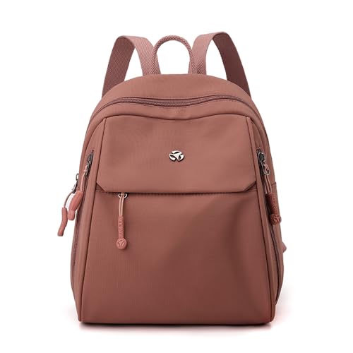 Backpack for Women Ladies Casual Daypack Light Weight Small Backpack Purses Daily Backpack Caramel - color: Caramel