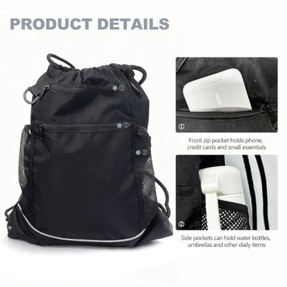 SSZYace Basketball Backpack for Boys Men Women Drawstring Backpack Basketball Bag